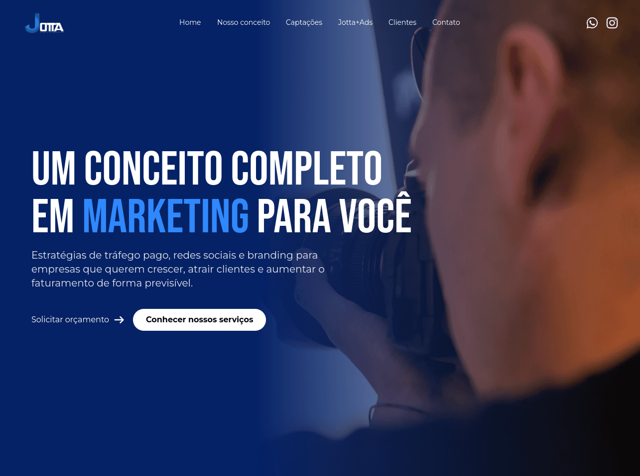 Imagem representando a solução One Page